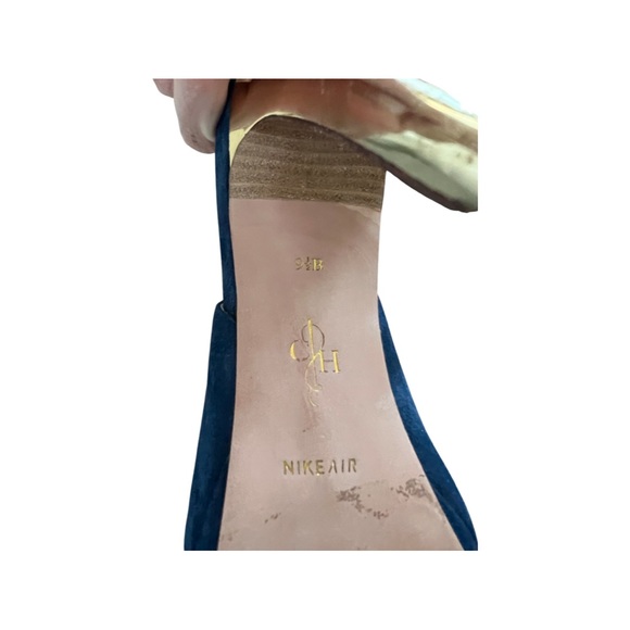 COLE HAAN SLINGS BLUE SUEDE 9.5 - Picture 3 of 8